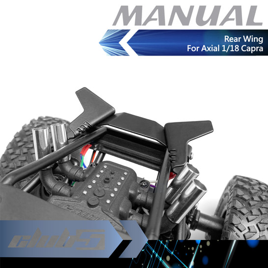 Rear Wing For Capra 1/18