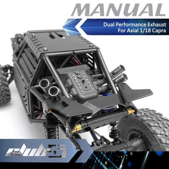 Dual Performance Exhaust For Capra 1/18