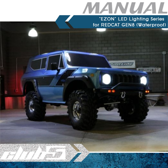 GEN8_"EZON" LED Lighting Series for Redcat GEN8 Body ( Waterproof )