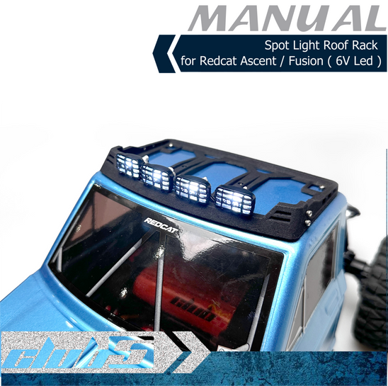 Spot Light Roof Rack for Redcat Ascent/Ascent Fusion