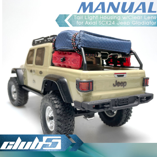 Tail Light for SCX24 Jeep Gladiator