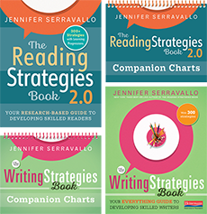 The Writing Strategies Book (Spiral) and Reading Strategies 2.0 Book (Spiral) and Companion Charts Bundle