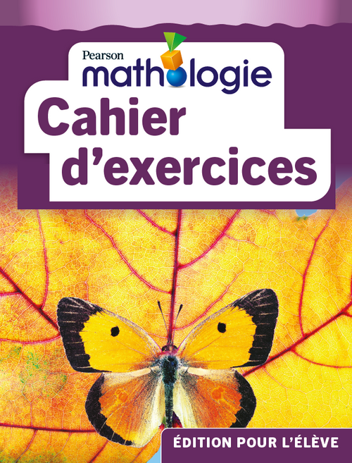 Grades 3 Cahiers d’exercices de Mathologie  Student Workbook (Purple)