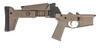 Palmetto State Armory JAKL Complete Lower with F5 Stock in .223 Remington & 5.56x45 NATO Flat Dark Earth Right Side Extended