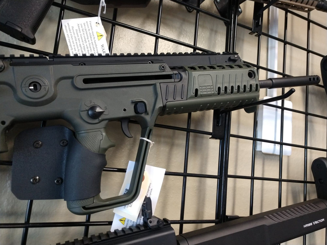 IWI Tavor X95 16in CALIFORNIA LEGAL 5 56 OD Green