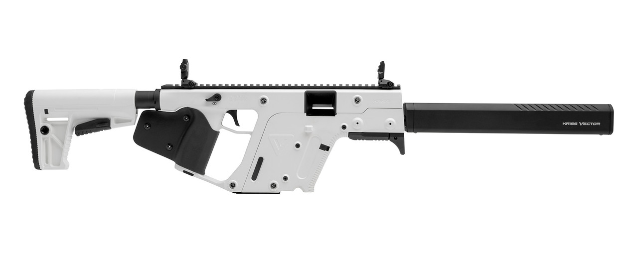 KRISS Vector CRB G2 Featureless in 10mm Alpine White Right Side