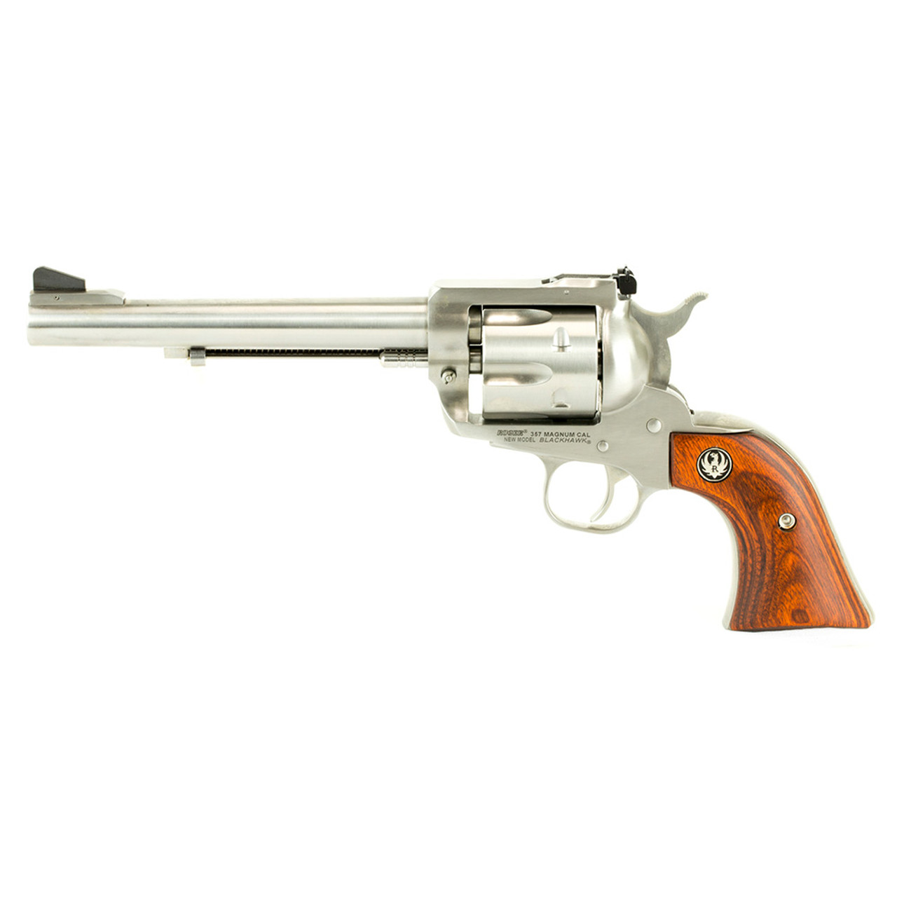 Ruger Blackhawk 6.5" in .38 Special & .357 Magnum Stainless Steel Left Side