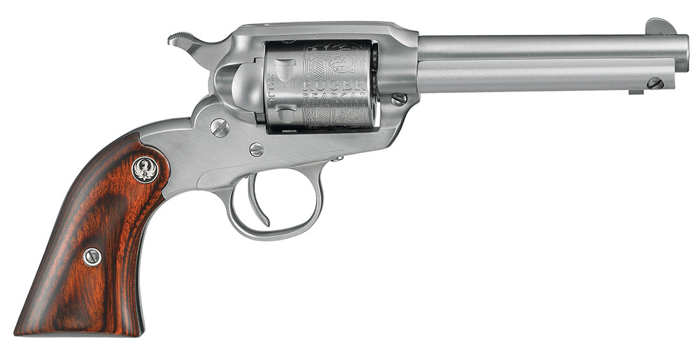 Ruger Bearcat Standard | Stainless Frame - Hardwood Grip 4.2
