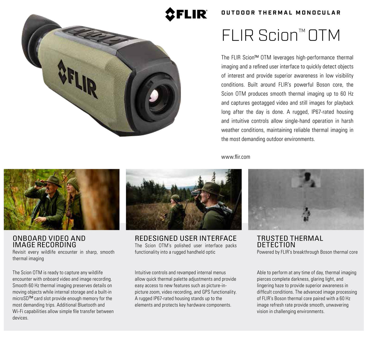 FLIR Scion OTM 136 Green 1.5x