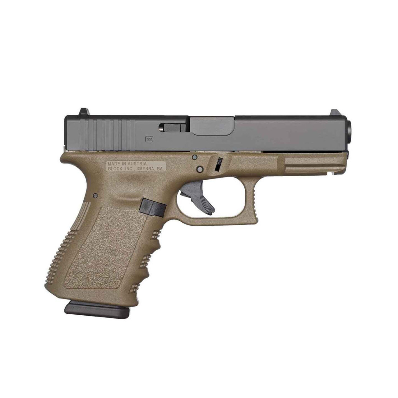 Glock 19 Gen3 in 9mm Olive Drab Green