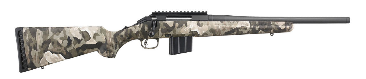 Ruger American Ranch Rifle 20" CALIFORNIA LEGAL - .350 Legend - Anywhere Camo