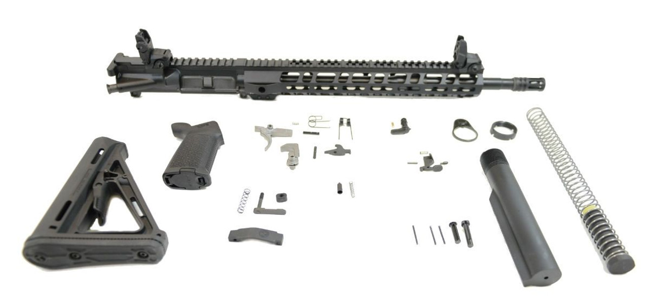 PSA 16" Carbine-Length M-LOK MOE EPT Rifle Kit w/MBUS Sights CALIFORNIA LEGAL - .223/5.56