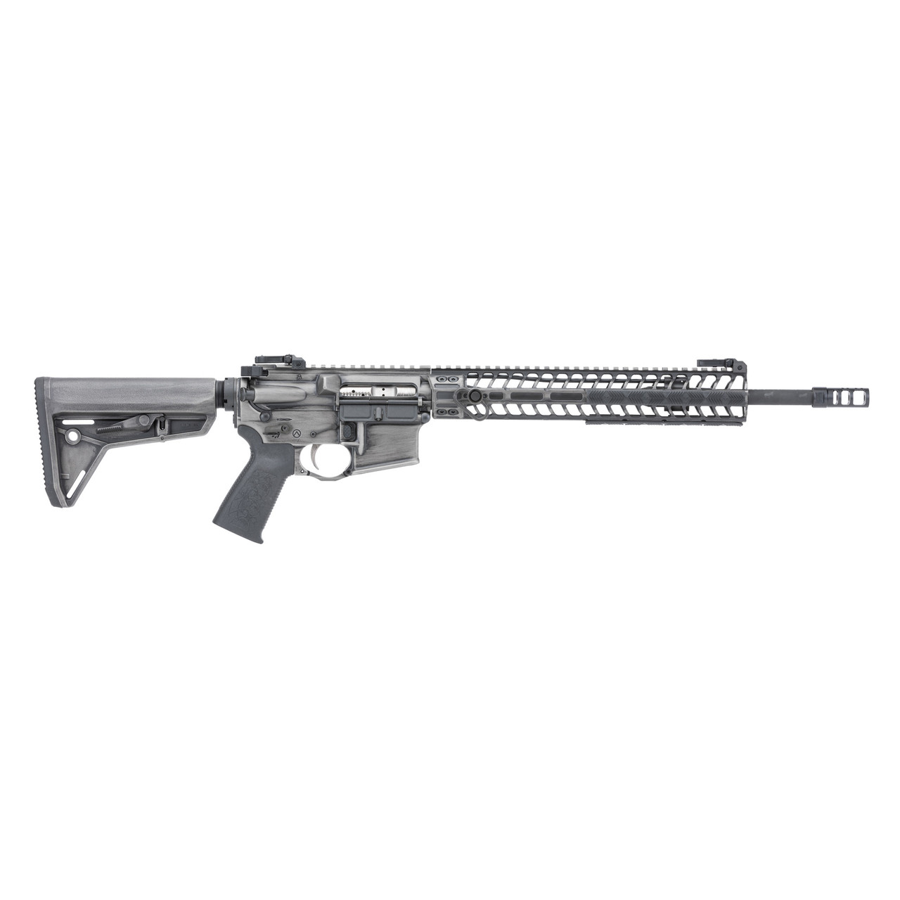 Spike's Tactical Spartan CALIFORNIA LEGAL - .223/5.56 - Battleworn Gray