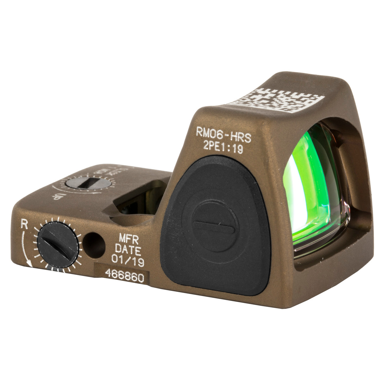 Trijicon RMR Type 2 Adjustable LED 1x Micro Red Dot Sight - Coyote Brown