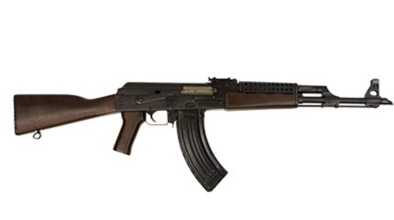 Zastava ZPAPM70 AK w/Vented Handguard CALIFORNIA LEGAL - 7.62x39 - Dark Maple