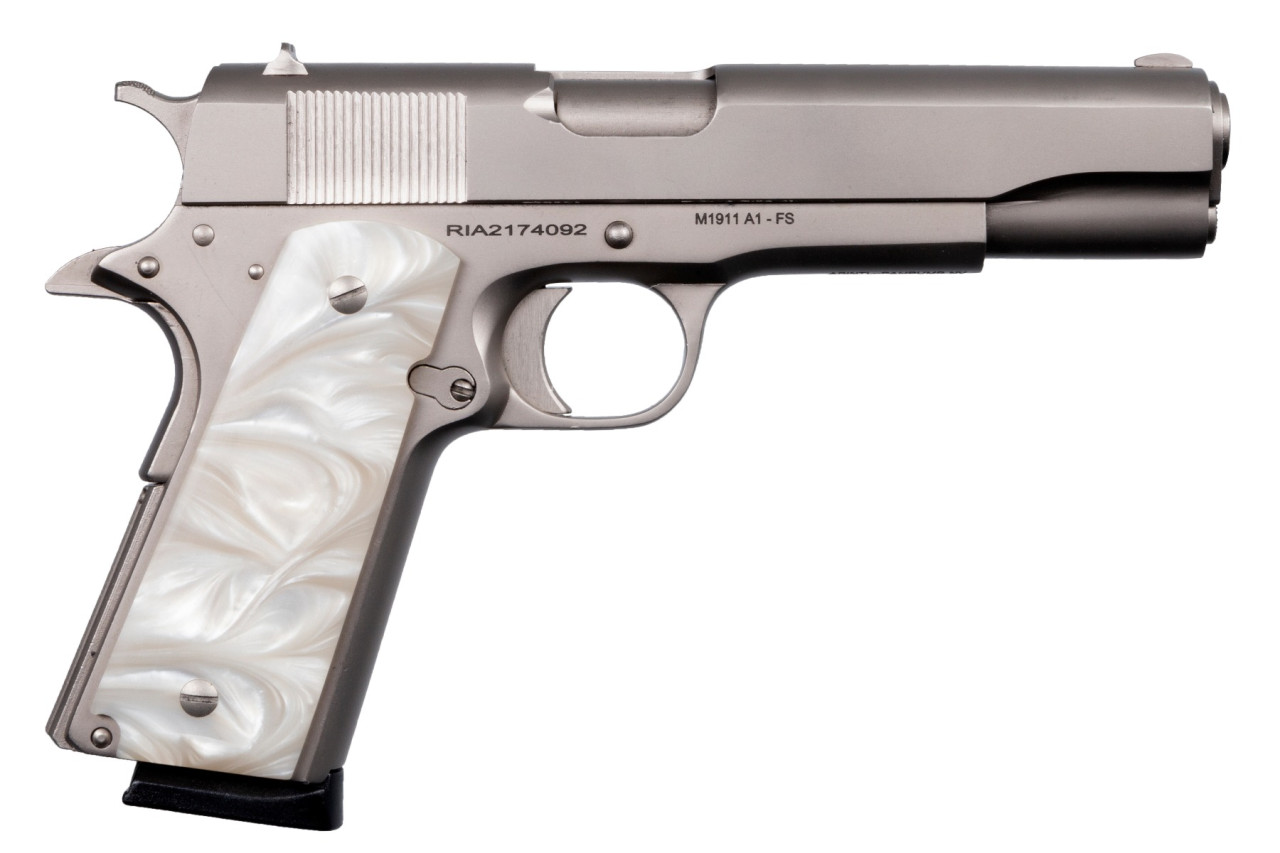 Rock Island Armory 1911 Gi California Legal 45 Acp Matte Nickel 7910