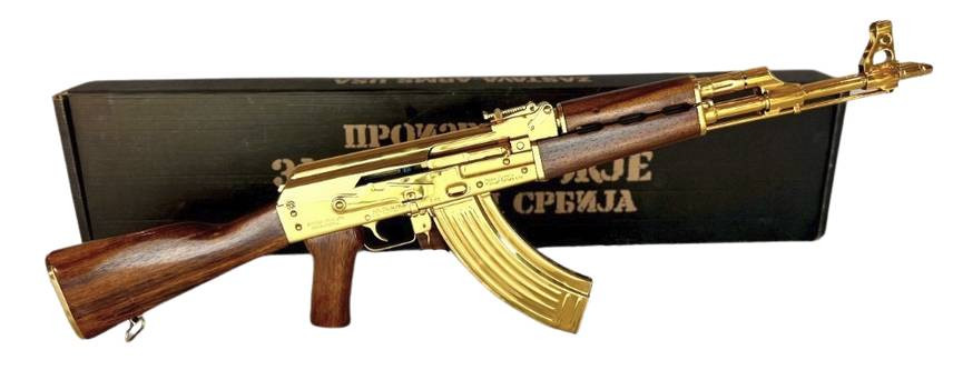 Zastava ZPAPM70 CALIFORNIA LEGAL - 7.62x39 - Gold Plated