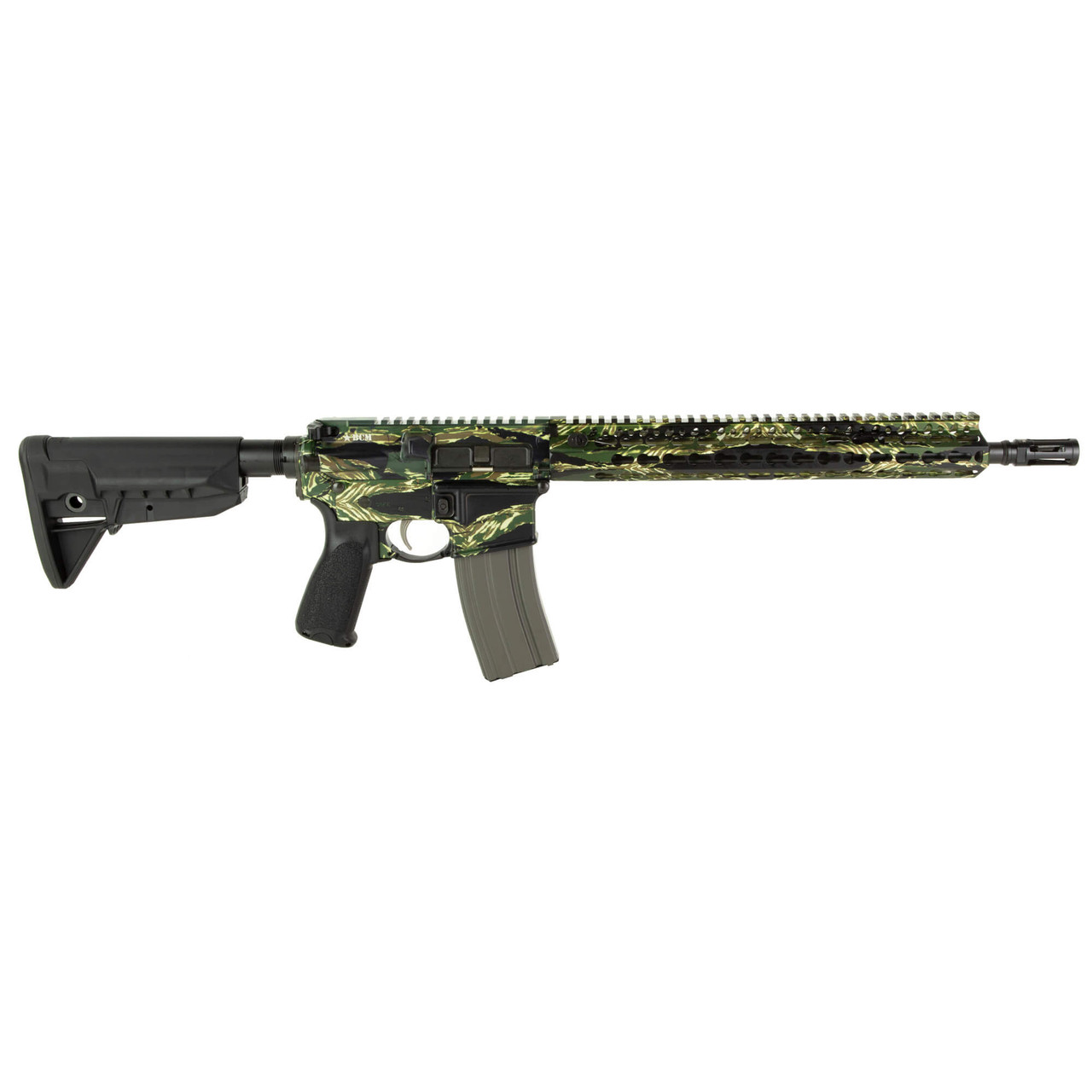 BCM Recce-14 KMR-A in .223 Remington & 5.56x45 NATO Jungle Tiger Stripe Right Side