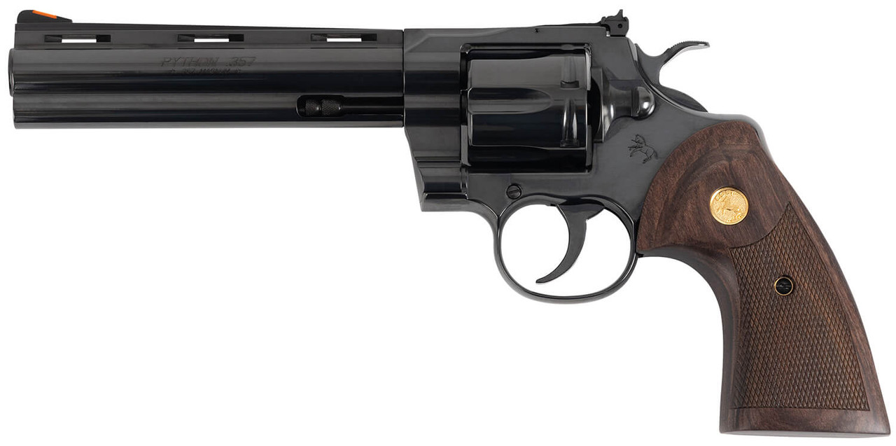 Colt Python 6" in .38 Special & .357 Magnum Blued Left Side