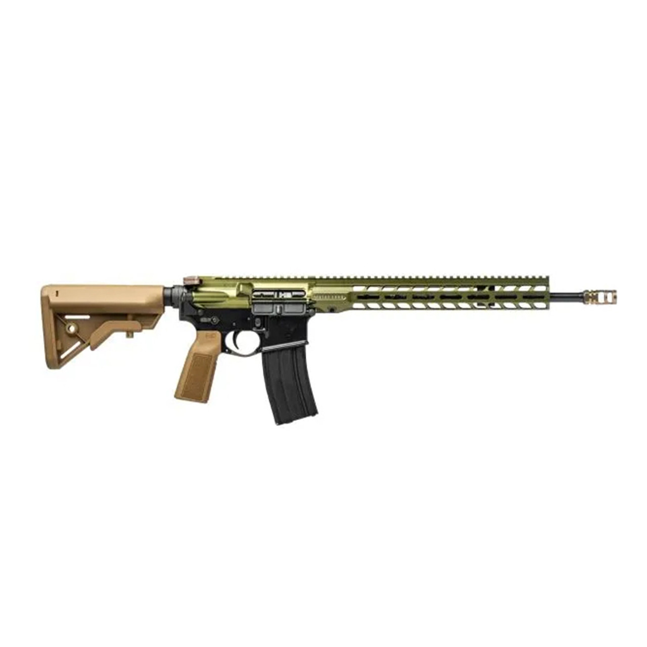 Stag Arms Stag 15 Project SPCTRM TMBR CALIFORNIA LEGAL - .223/5.56 - Black/Green/FDE