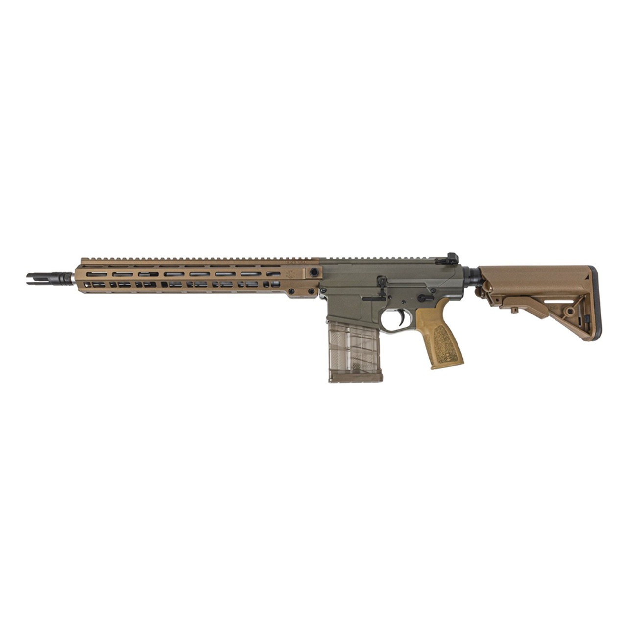 Palmetto State Armory SABRE-10A1 (Billet) CALIFORNIA LEGAL - .308/7.62x51 - Green/Bronze