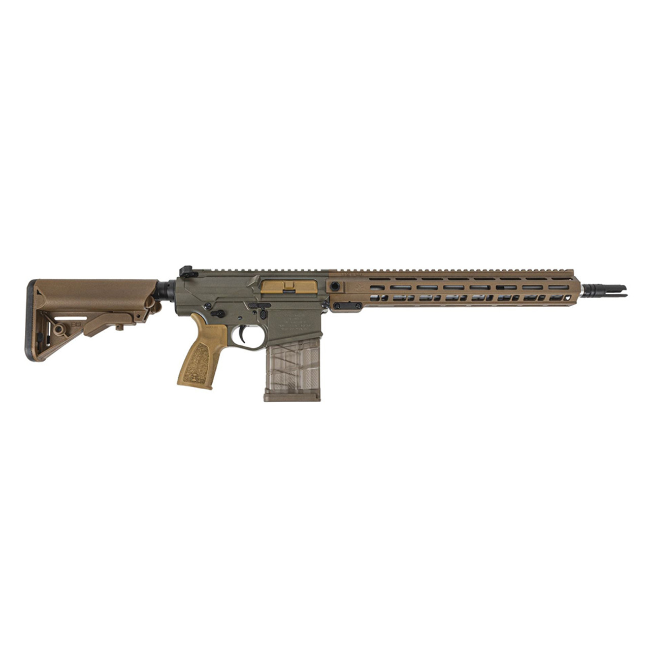 Palmetto State Armory SABRE-10A1 (Billet) CALIFORNIA LEGAL - .308/7.62x51 - Green/Bronze