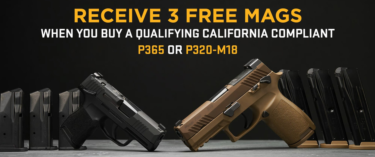 Sig Sauer 3-Free Mags Promo