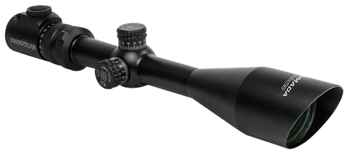 Konus Armada Dual Red/Blue Engraved Fine Crosshair 6-24x56 Rifle Scope – Black