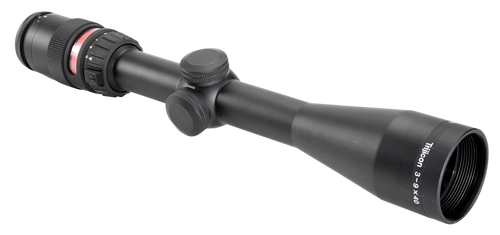 Trijicon AccuPoint Red Triangle Post 3-9x40 Rifle Scope – 1", Black