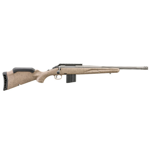 Ruger American Ranch Rifle (Gen II) CALIFORNIA LEGAL - .308/7.62x51 - FDE Splatter/Cobalt