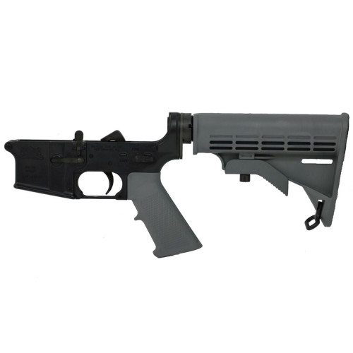 PSA AR15 Classic Complete Lower Receiver CALIFORNIA LEGAL - .223/5.56 - Gray