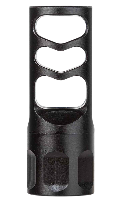 Tapco TAP22046 Self Timing Muzzle Brake Black Nitride Steel 5/8"x24 Threads 30 Cal