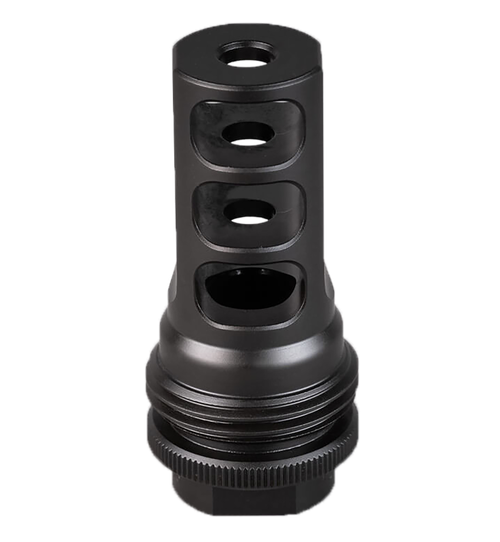 SilencerCo AC1276 ASR Muzzle Brake Black Nitride 9/16x24 RH Threads 30 Cal