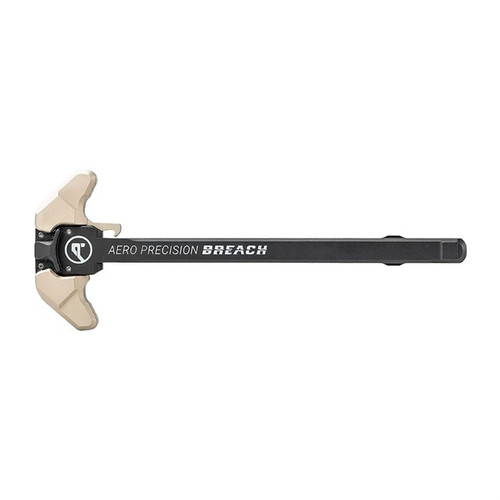 Aero Precision Breach Charging Handle Ambidextrous Small Levers for AR-15 Black/TAN