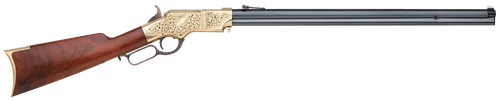 Taylor's & Company 1860 Brass Engraved 24.25" CALIFORNIA LEGAL - .45 Colt - Blued
