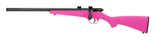 Savage Rascal Flv-sr Left Hand 16.12" CALIFORNIA LEGAL - .22 LR - Blued/Pink