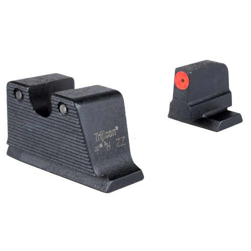 Trijicon HD XR Tritium Night Sight Set, Fits S&W M&P C.O.R.E./M2.0 Optics Ready, Green Tritium with Orange
