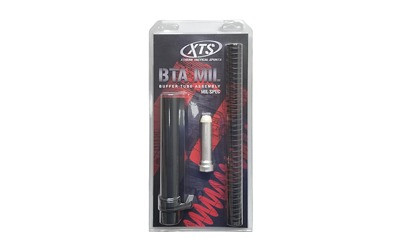 XTS Buffer Tube Complete Assembly, Includes Buffer, Buffer Tube, Buffer Spring, Castle Nut, End Plate, Fits
