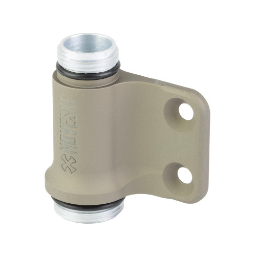Noveske Single Cell Offset, Weapon Light Body Mount, Compatible with Surefire E-Series and 3 Volt Scout