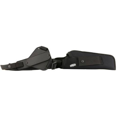 Uncle Mike's Vertical Shoulder Holster, Size 3, Fits Large Revolver With 6.5" Barrel, Right Hand, Black