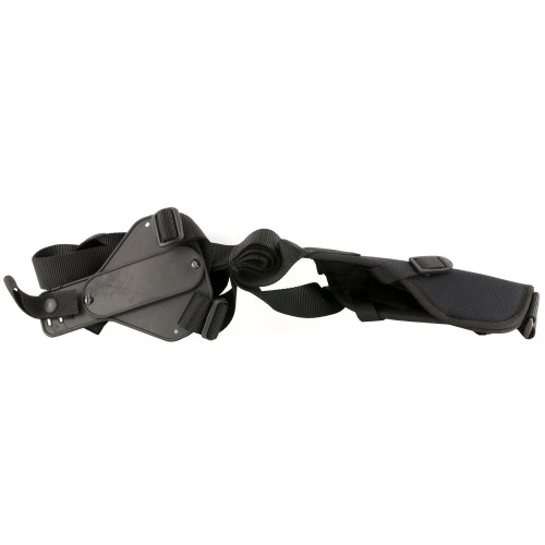 Uncle Mike's Vertical Shoulder Holster, Size 1, Fits Medium Auto With 4" Barrel, Right Hand, Black