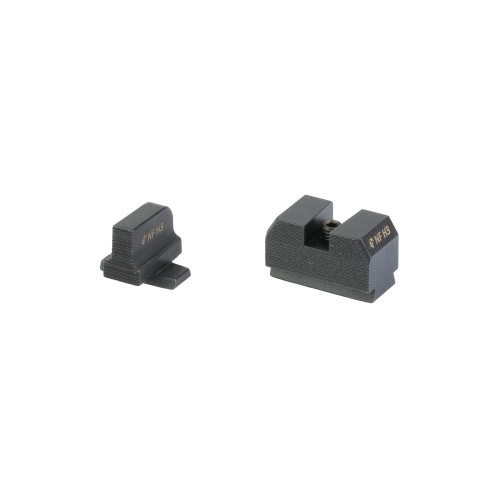 Night Fision Optics Ready Stealth Series Sights, Black Front and Rear Sight, Fits Sig P320 with P-Series