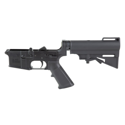 DPMS DP-15 Kitty Kat, Complete Pistol Lower, Multi Cal, Anodized Finish, Black, A2 Pistol Grip, CAR-Style