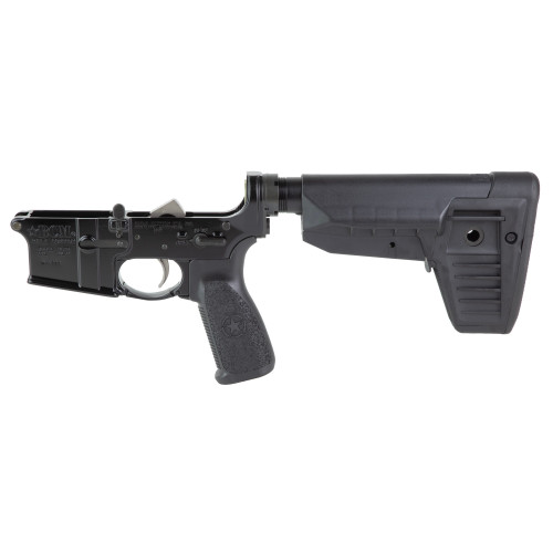 Bravo Company Complete Lower Receiver, AR-15, Multi Caliber, Anodized Finish, Black, BCM Sopmod, 7075 T6