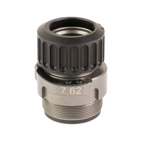 B&T USA SF Titanium HUB Adapter, Surefire to Hub, 7.62 NATO, Gray