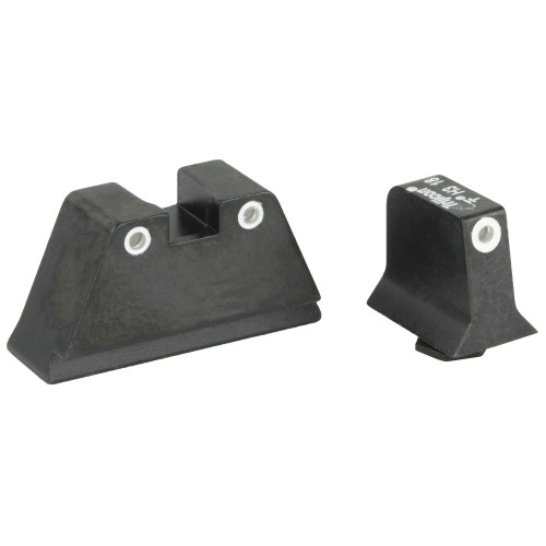Trijicon Suppressor Height Night Sights, Fits Glock 17/19/22/23/26/27/31/32/33/34/35/37/38/39, Black, Tritium