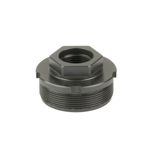 KGM Direct Thread Adapter, 5/8X24 to Hub (1.375X24), Nitride Finish, Black, Steel Construction