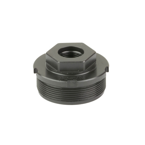 KGM Direct Thread Adapter, 1/2X28 to Hub (1.375X24), Nitride Finish, Black, Steel Construction
