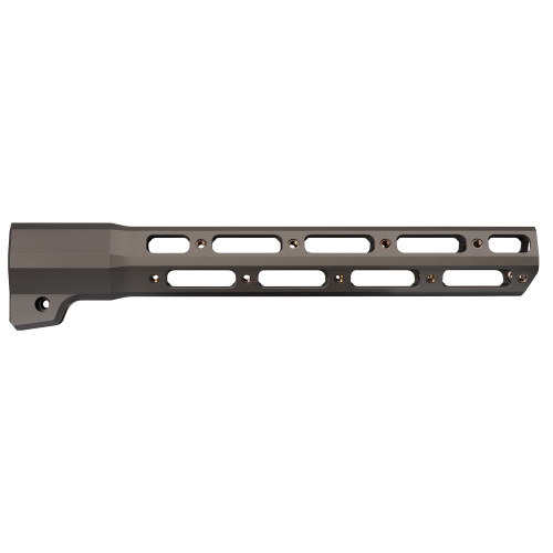 Q Fix Handguard, Q-Sert, 11", Fits Q Fix, Clear Anodized Finish, Gray