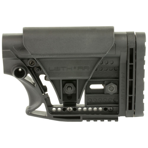 Luth-AR MBA-3 Carbine Stock, Fits AR-15 & AR-10 Commercial and Mil-Spec Dia Buffer Tubes, Adjustable Cheek
